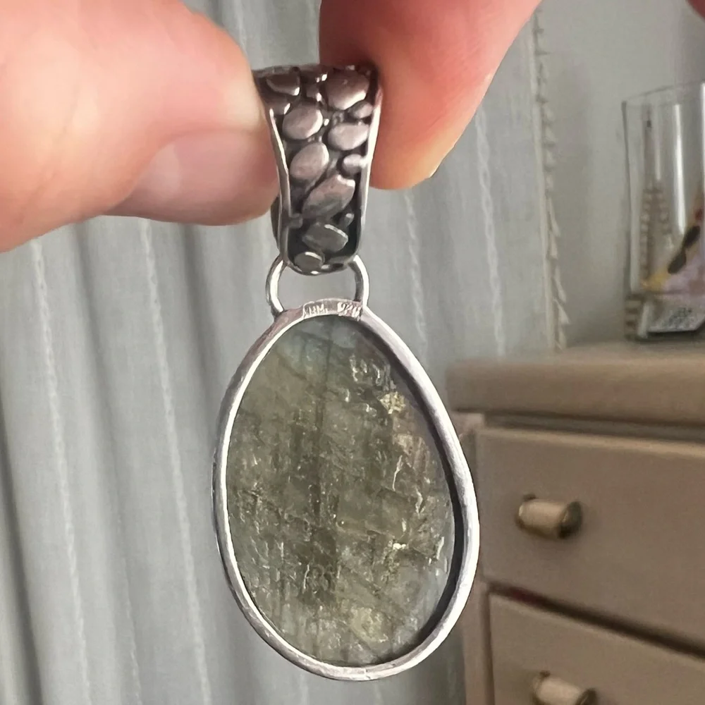 Beautiful Labradorite 925 silver - Picture 2 of 2